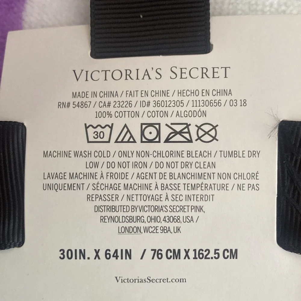 Nwt Victoria’s Secret beach towel